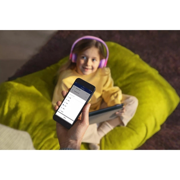 Навушники Philips Kids TAK4206 On-ear Colored light panels Wireless Pink (TAK4206PK/00) - picture 5