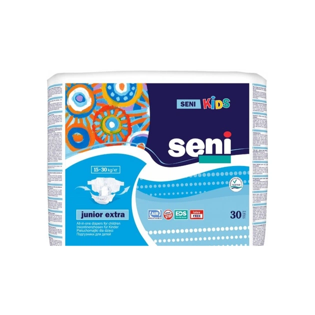 Підгузки Seni Kids Junior Extra 15+ кг 30 шт (5900516693176) - зображення 1