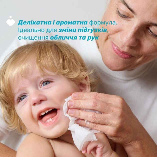 Дитячі вологі серветки Chicco м`які очищаючі, 72 шт. (12050.00) - picture 3