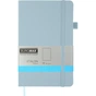 Книга записна Buromax Etalon 125x195 мм 96 аркушів в точку обкладинка зі штучної шкіри Блакитна (BM.291360-14) - зменшене зображення 1