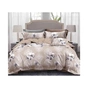 Постільна білизна ШЕМ Royal Satin бежеві квіти полуторна 150 х 215 (1,5 RS_беж квіти) - зменшене зображення 1