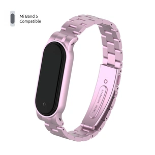 Ремінець до фітнес браслета Armorstandart Metal Band для Xiaomi Mi Band 5 Rose Gold (ARM56864) зображення 1