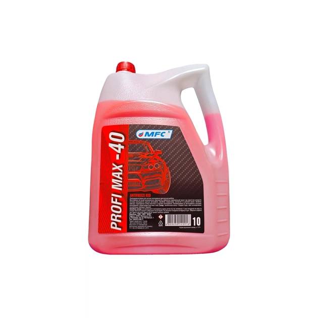 Антифриз МФК G12 "PROFI Max Red" (-24C) ПЕ кан 10л - изображение 1