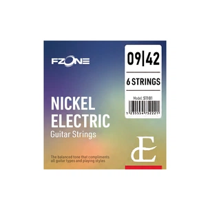 Струни для гітари Fzone Electric Nickel (09-42) (ST101) зображення 1