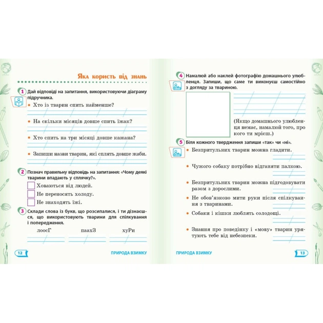 Робочий зошит НУШ ДИДАКТА. Я досліджую світ. 2 клас. У 2-х частинах. Частина 2 - А.А. Назаренко Ранок (9786170956897) - изображение 4