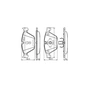 Тормозные колодки Bosch 0 986 494 549 - уменьшенное изображение 2