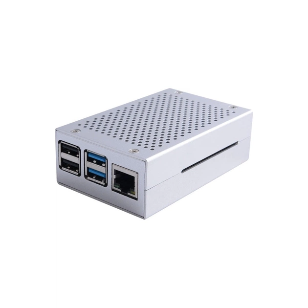 Корпус для Мікро ПК Pi HUT for Raspberry Pi 4 Alu (102500) - picture 2