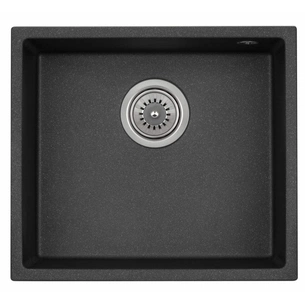 Мийка кухонна GRANADO Under top black shine (gr1901) зображення 1