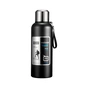 Термос Merlion з ситечком та чашкою 0,6 л, чорний (ZK-127-600Black) - уменьшенное изображение 1