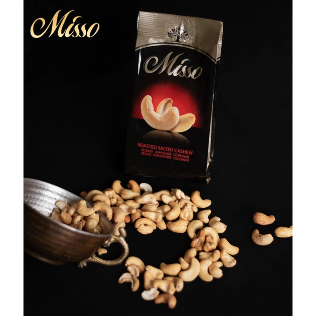 Горіхи Misso Ядра кеш'ю смажені з морською сіллю 150 г (4820146730113) - зображення 2