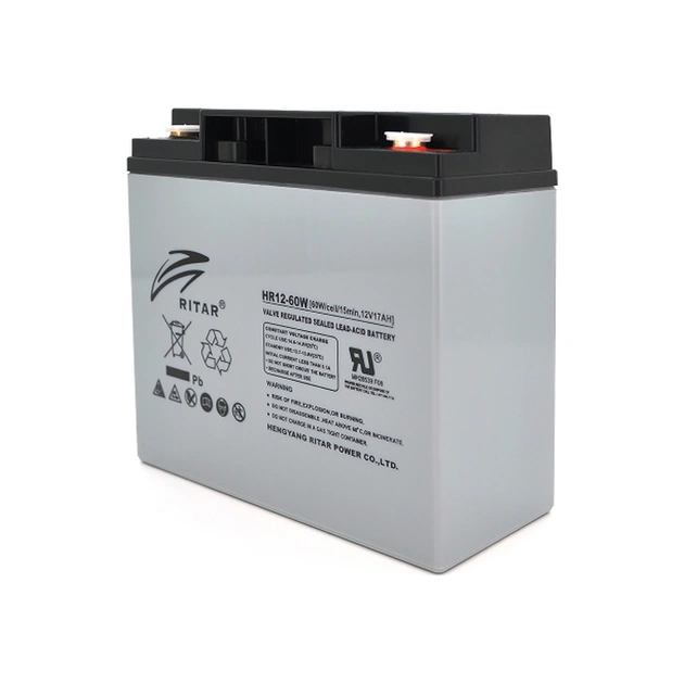 Батарея к ИБП Ritar AGM RT12170, 12V-17Ah (HR1260W) - изображение 1