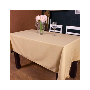 Скатертина MirSon Бавовна №003 Gold Strong 130x300 см (2200006737681) зображення 1