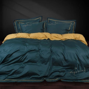 Постільна білизна MirSon Сатин Imperial Satin Messina 200х220 Євро (2200007179091) зображення 1