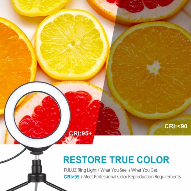 Набір блогера Puluz Ring USB LED lamp PU378 6.2" (PU378) - picture 4