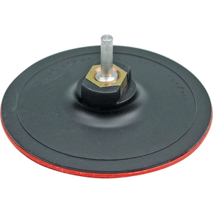 Круг зачистний Vorel шліфувальний на липучку, 125 мм + гайка М14, гвинт (08316) зображення 1