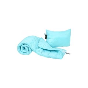 Ковдра MirSon Набір Бавовняний №1706 Eco Light BLue Ковдра 200х220 + подуш (2200002656344) зображення 1