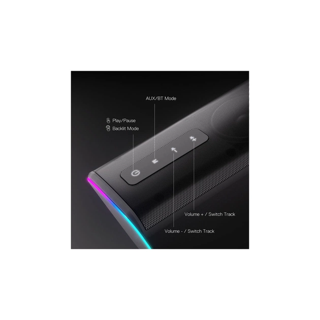 Акустична система Redragon Connie GS814 RGB Bluetooth Black (71987) - picture 10