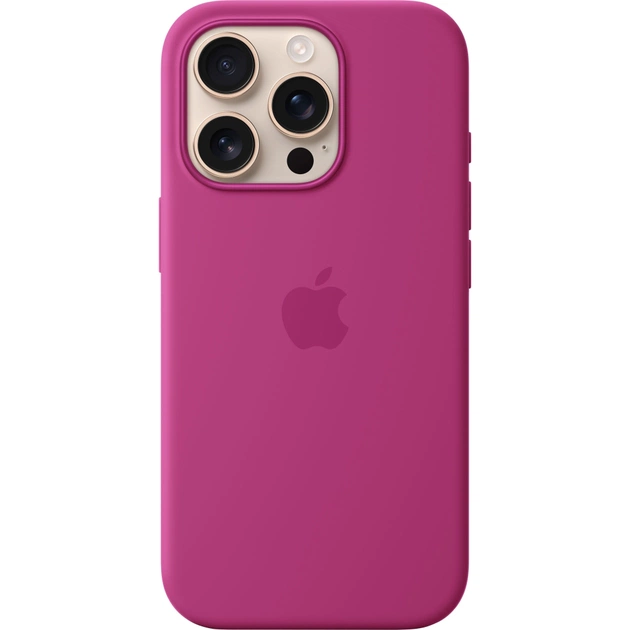 Чохол до мобільного телефона Apple iPhone16 Pro Silicone Case with MagSafe - Fuchsia (MYYN3ZM/A) - зображення 1