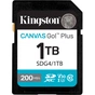 Карта пам'яті Kingston 1TB SDXC сlass 10 UHS-I U3 V30 Canvas Go Plus G4 (SDG4/1TB) - зменшене зображення 1