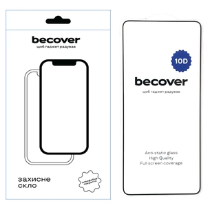 Скло захисне BeCover Oppo Reno13 F 5G 10D Black (713634) зображення 1