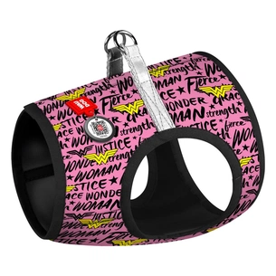 Шлея для собак WAUDOG Clothes з QR паспортом "Диво-жінка в рожевому" S2 (1012-4010) зображення 1