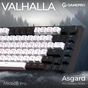 Клавиатура беспроводная GamePro Asgard Valhalla QLAB Sakura Switch Black (MK160-B-QS-PRO) - уменьшенное изображение 1