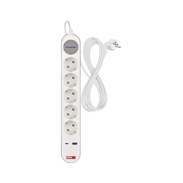 Мережевий подовжувач EMOS P1523FC - picture 2