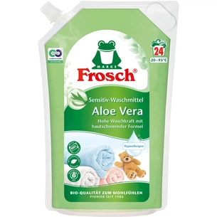 Гель для прання Frosch Aloe Vera Sensitiv 1.8 л (4001499960239) зображення 1