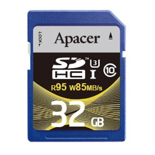 Карта пам'яті Apacer 32GB SDHC UHS-I 95/85 U3 Class10 (AP32GSDHC10U4-R) зображення 1
