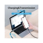 Дата кабель USB-C to Micro 5P 1.0m 2A black Vention (COVBF) - уменьшенное изображение 3