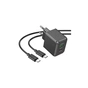 Зарядний пристрій HOCO CS14A USB-C PD20W + USB QC3.0 + cable USB-C to USB-C black (6942007603911) - зменшене зображення 3