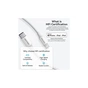 Дата кабель USB-C to Lightning 1.0m 3A white Vention (LAKWF) - уменьшенное изображение 3
