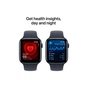 Смарт-годинник Apple Watch SE 2024 GPS 40mm Midnight Aluminium Case with Midnight Sport Band - M/L (MXE93QH/A) - зменшене зображення 5