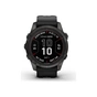 Смарт-годинник Garmin fenix 7S Pro Saph Solar, Carbon Gray Ti w/ Black Band, GPS (010-02776-11) - зменшене зображення 2