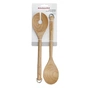 Ложка кухарська KitchenAid Coreline Набір для салату, 2 шт, 30 см, береза (KQR713OHE) - зменшене зображення 4