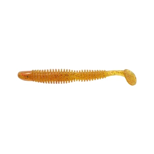 Силікон рибальський Reins Bubbling Shad 4" 566 Motor Oil Red Flake (8 шт/уп.) (1552.04.04) зображення 1