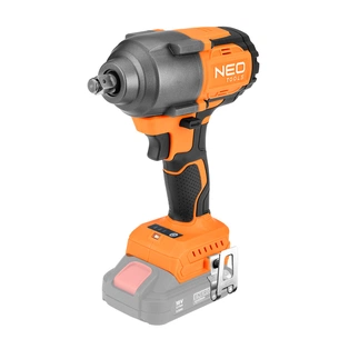 Гайковерт Neo Tools Energy+ 18V, безщітковий, 2400об/хв, 850Нм, 1/2", 3 швидкості, 1.8кг (без АКБ та ЗП) (04-608) изображение 1