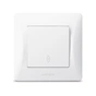 Перемикач Videx BINERA 1кл прохідний білий (VF-BNSW1P-W) - уменьшенное изображение 2