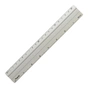 Лінійка Axent aluminum, 20cm, grey (7420-А) - зменшене зображення 1