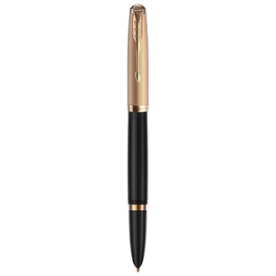 Ручка пір'яна Parker PARKER 51 Premium Black GT  FP18 F (57 011) зображення 1