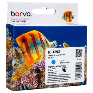 Картридж Barva Epson T1292 (C13T12924011/C13T12924012) 500ст, cyan (IC-1292) зображення 1