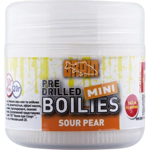 Бойл Brain fishing Sour Pear (груша) pre drilled mini boilies 10 mm 20 gr (1858.02.29) зображення 1