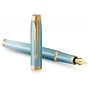 Ручка пір'яна Parker IM 17 Rituals Turquoise Green GT  FP F + Пакет Parker Rituals (29 111) - зменшене зображення 3