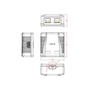 Комп'ютерна розетка Cablexpert RJ45x2 UTP, cat.6 (NCAC-2U6-01) - зменшене зображення 4