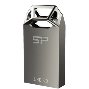 USB флеш накопичувач Silicon Power 16GB Jewel J50 USB 3.0 Titanium (SP016GBUF3J50V1T) зображення 1