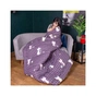 Ковдра MirSon Набір Tencel Зима №3069 Color Fun Line Whales + 2 подушки середні 220х240+2х50х70 (2200004847979) - зменшене зображення 5