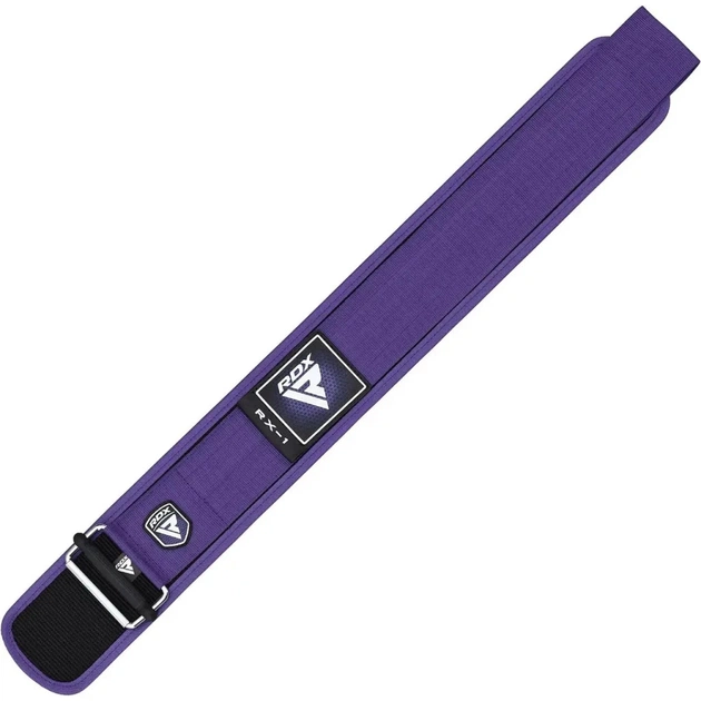 Атлетичний пояс RDX RX1 Weight Lifting Belt Purple XS (WBS-RX1PR-XS) - picture 7