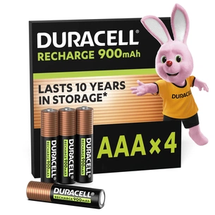 Акумулятор Duracell AAA HR03 900mAh * 4 (5005015) зображення 1