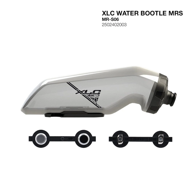 Фляга велосипедна XLC MR-S05 with adapter 600 мл Grey (2502402000) - picture 5