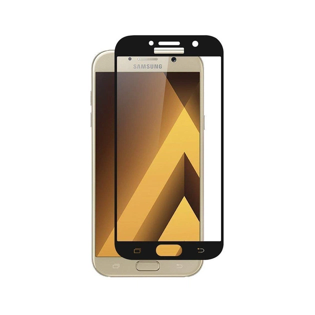 Скло захисне PowerPlant Full screen Samsung Galaxy A7 (2017), Black (GL605446) - зображення 1